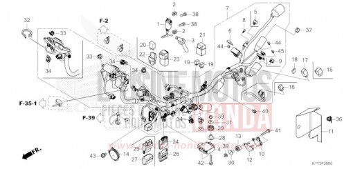 KABELBAUM (CRF300L/LA) CRF300LAM de 2021